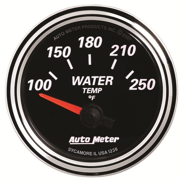 2-1/16" WATER TEMPERATURE, 100-250 F, DESIGNER BLACK II